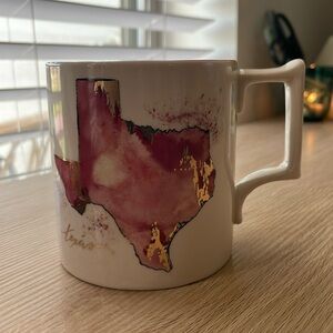 Anthropologie Texas Mug